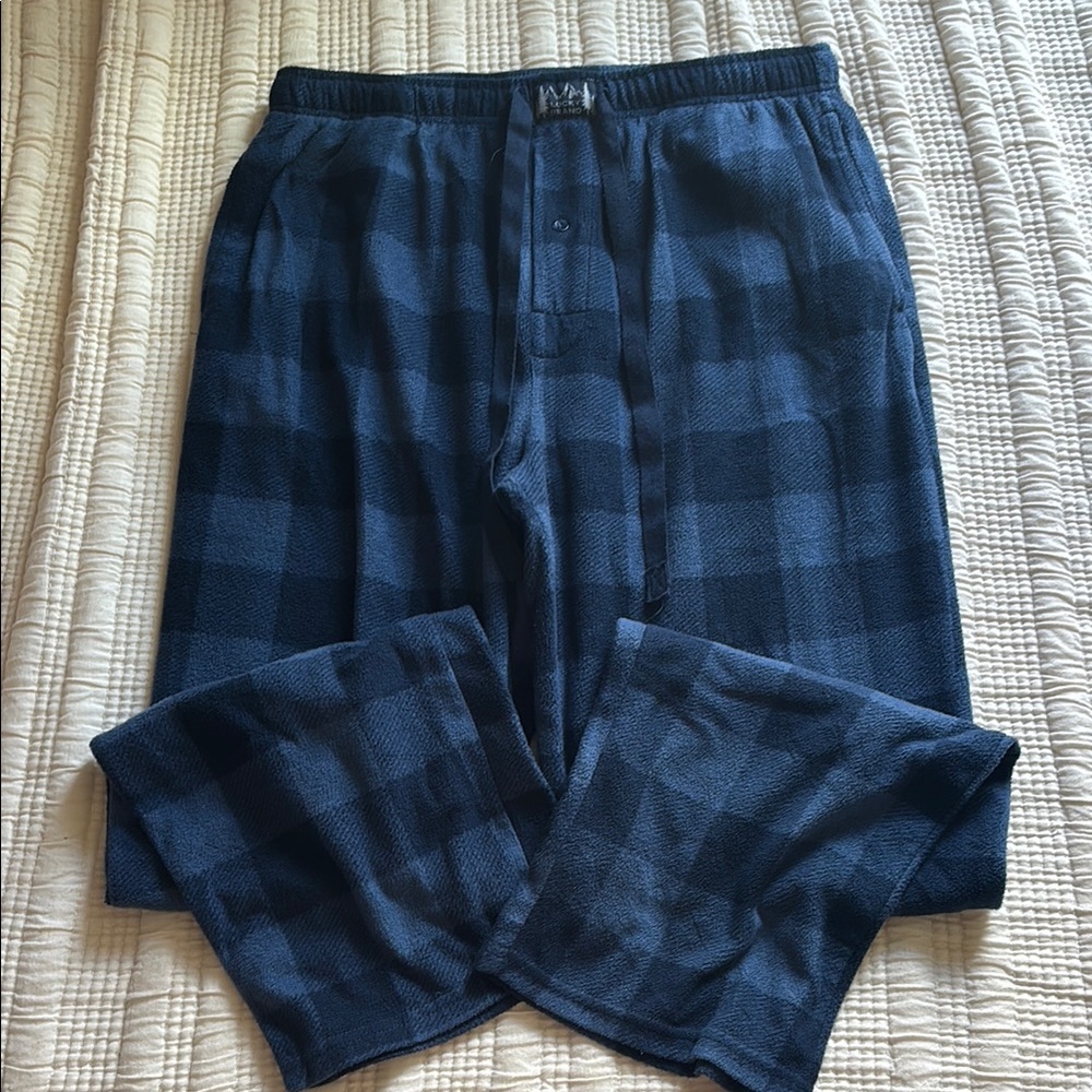 Blue Plaid Pajama Pants